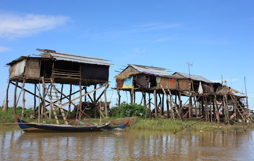 Village Kampong Khleang Tonlé Sap