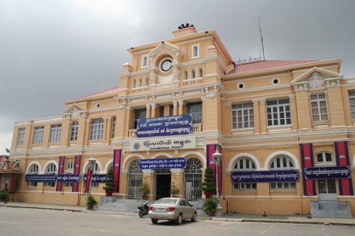 la poste centrale de Phnom Penh