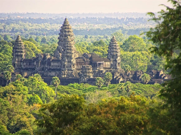 Angkor s’étend sur 400km2 de surface