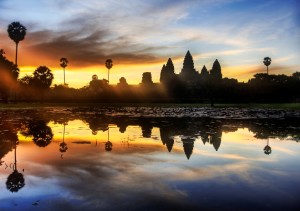Admirer l’aube à Angkor Wat