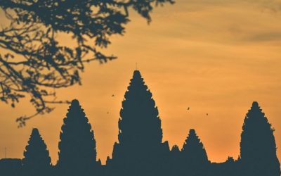 à la chute du jour, Angkor porte le visage exceptionnel