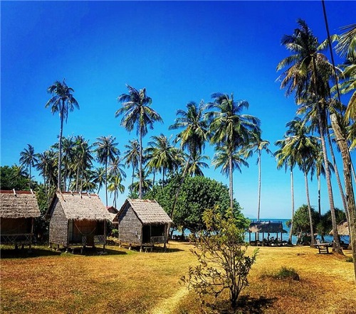 bungalows à la plage Koh Tonsay