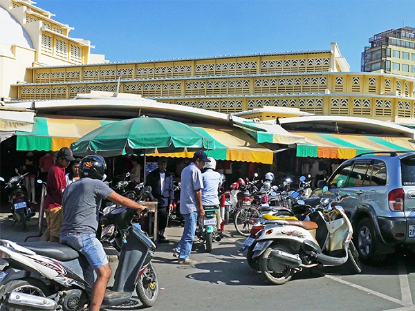 Voyage Phnom Penh - marché central 